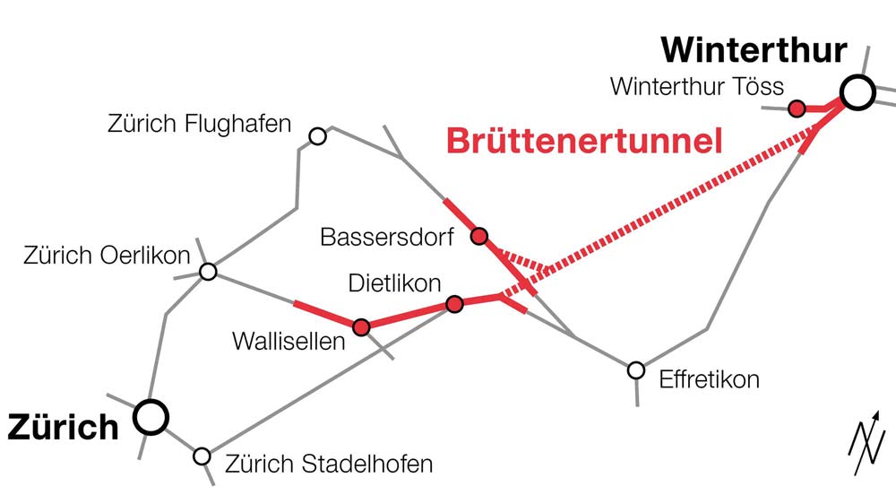 Brüttenertunnel SBB - Bilger+Partner